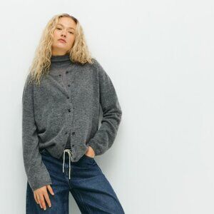 H&M MAMA Fine-Knit Cardigan